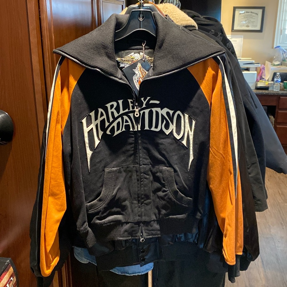 Vintage Men’s Harley Davidson Varsity Jacket